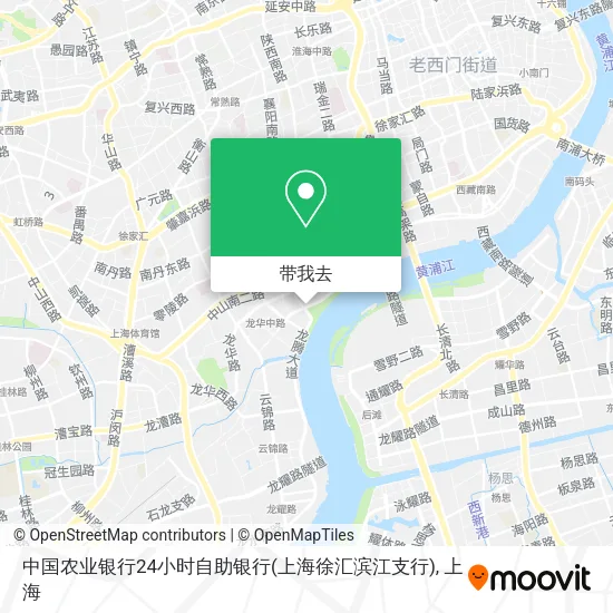 中国农业银行24小时自助银行(上海徐汇滨江支行)地图