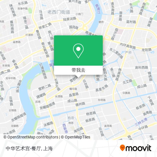 中华艺术宫-餐厅地图