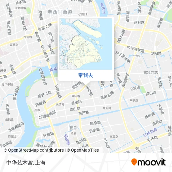 中华艺术宫地图