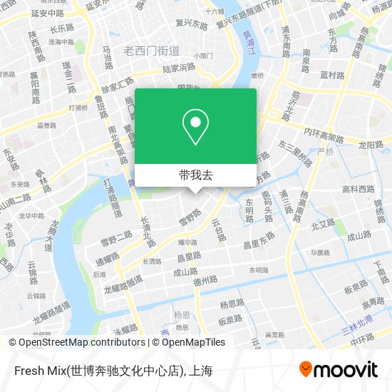 Fresh Mix(世博奔驰文化中心店)地图