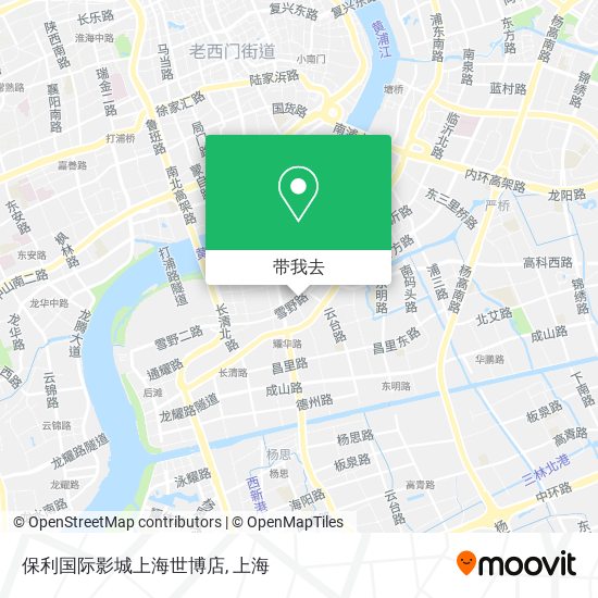 保利国际影城上海世博店地图