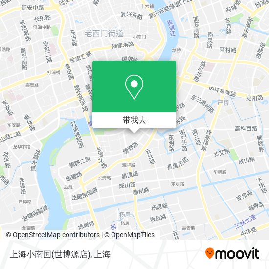上海小南国(世博源店)地图