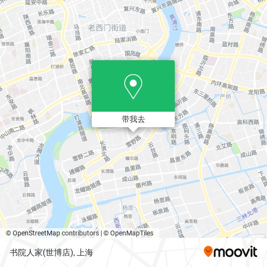 书院人家(世博店)地图
