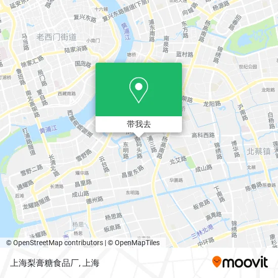 上海梨膏糖食品厂地图