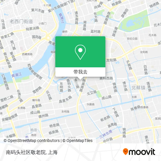 南码头社区敬老院地图