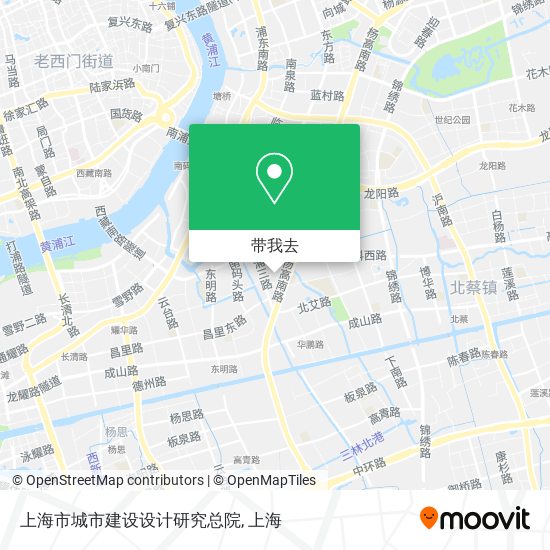 上海市城市建设设计研究总院地图