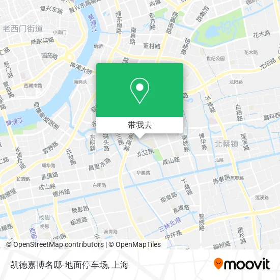 凯德嘉博名邸-地面停车场地图