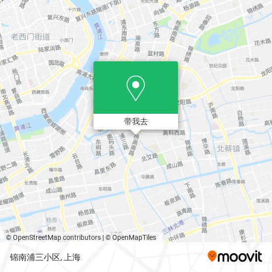 锦南浦三小区地图