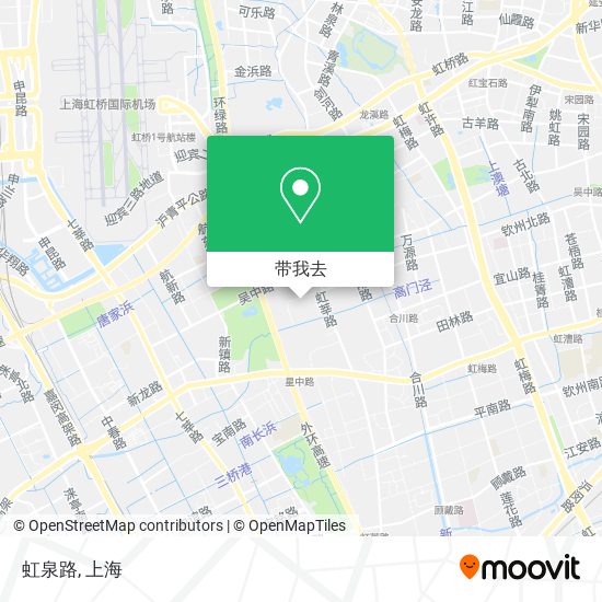 虹泉路地图