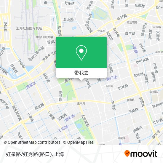 虹泉路/虹秀路(路口)地图