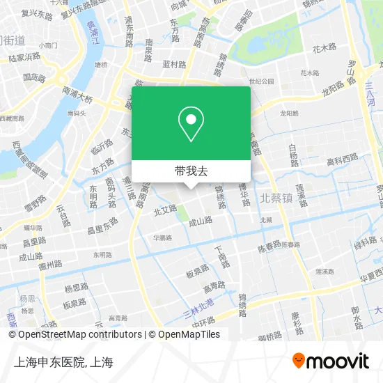 上海申东医院地图