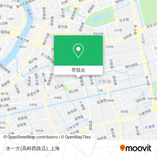 水一方(高科西路店)地图