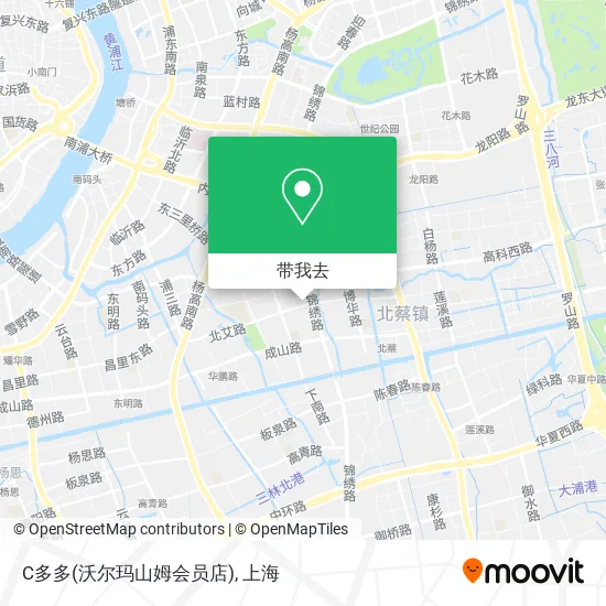 C多多(沃尔玛山姆会员店)地图