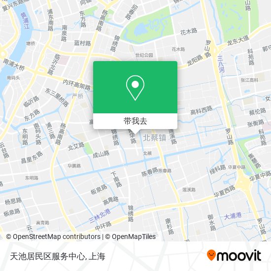 天池居民区服务中心地图