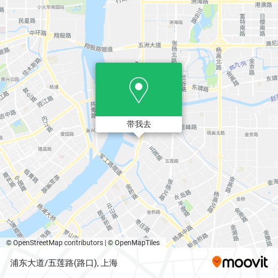浦东大道/五莲路(路口)地图