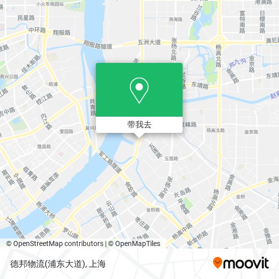 德邦物流(浦东大道)地图