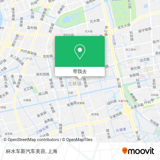 杯水车新汽车美容地图
