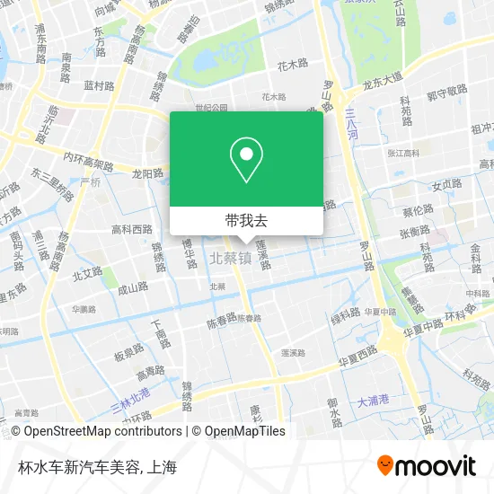 杯水车新汽车美容地图