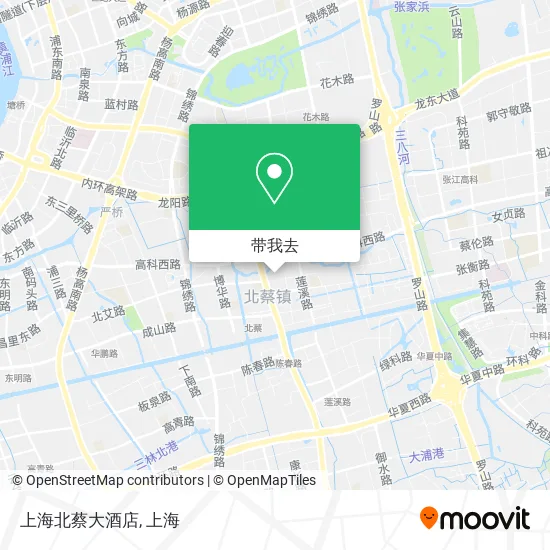 上海北蔡大酒店地图