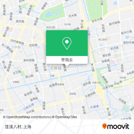 莲溪八村地图