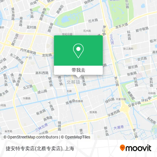 捷安特专卖店(北蔡专卖店)地图