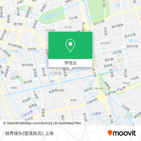 独秀馒头(莲溪路店)地图