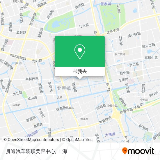 贯通汽车装璜美容中心地图