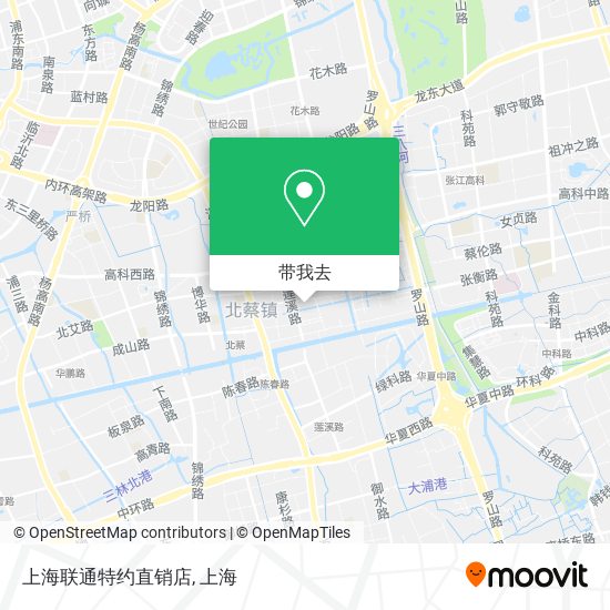 上海联通特约直销店地图