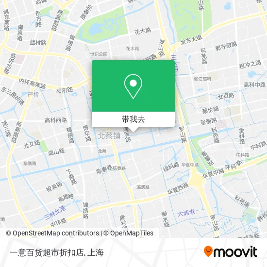 一意百货超市折扣店地图