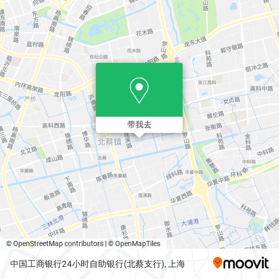 中国工商银行24小时自助银行(北蔡支行)地图