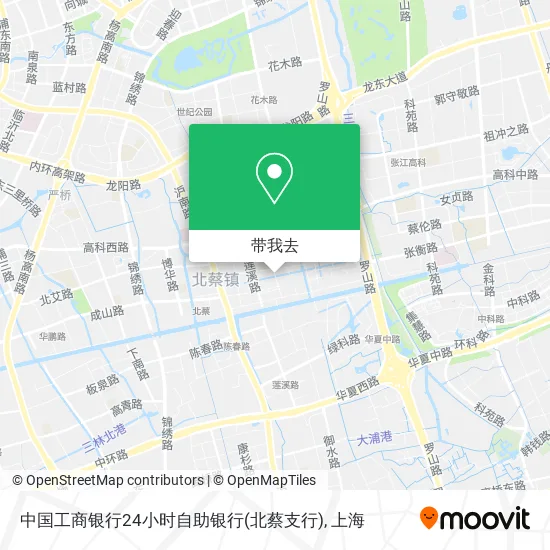 中国工商银行24小时自助银行(北蔡支行)地图