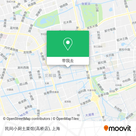 民间小厨土菜馆(高桥店)地图