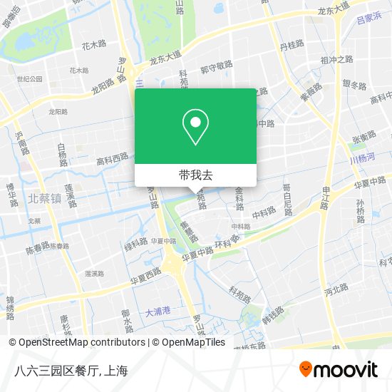 八六三园区餐厅地图