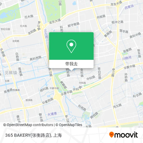 365 BAKERY(张衡路店)地图