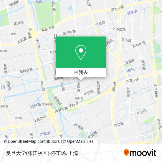 复旦大学(张江校区)-停车场地图