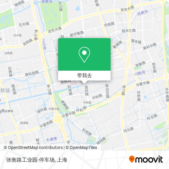 张衡路工业园-停车场地图