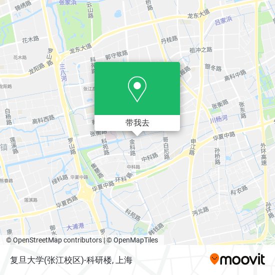 复旦大学(张江校区)-科研楼地图