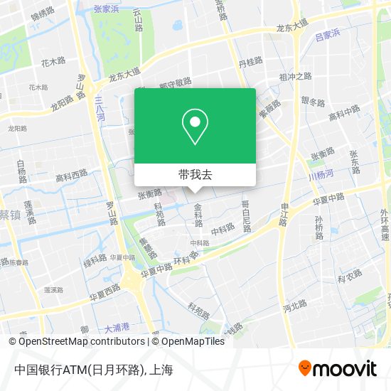 中国银行ATM(日月环路)地图