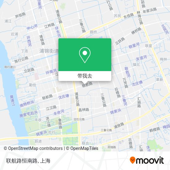 联航路恒南路地图
