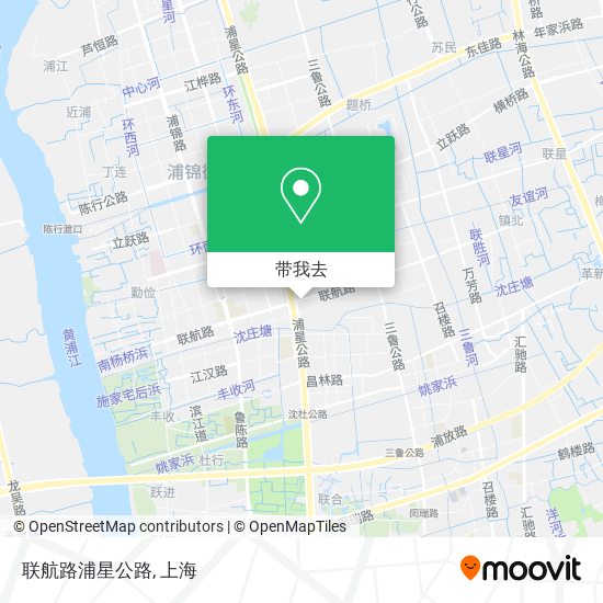 联航路浦星公路地图