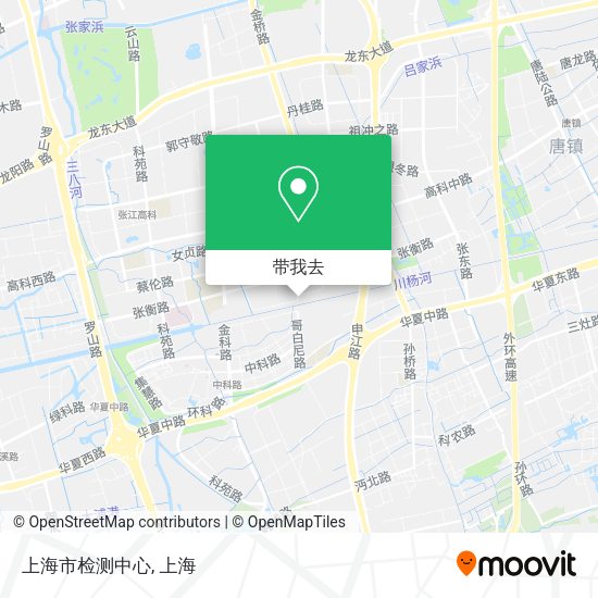 上海市检测中心地图