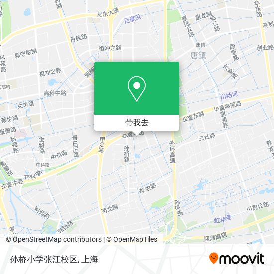 孙桥小学张江校区地图