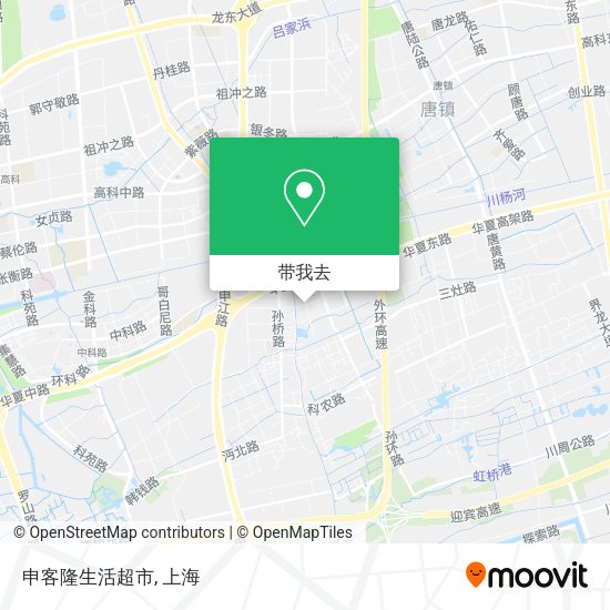 申客隆生活超市地图