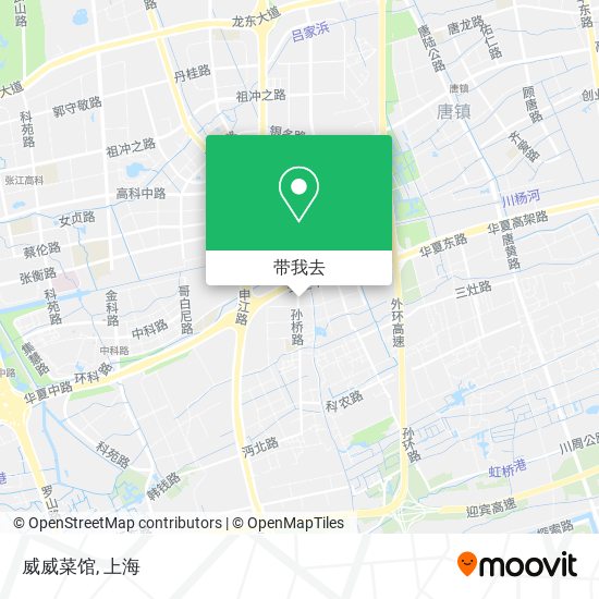 威威菜馆地图