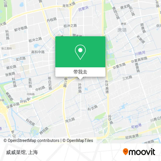 威威菜馆地图