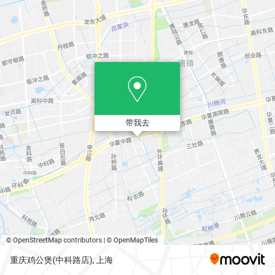 重庆鸡公煲(中科路店)地图