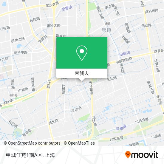 申城佳苑1期A区地图