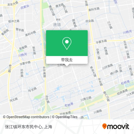 张江镇环东市民中心地图