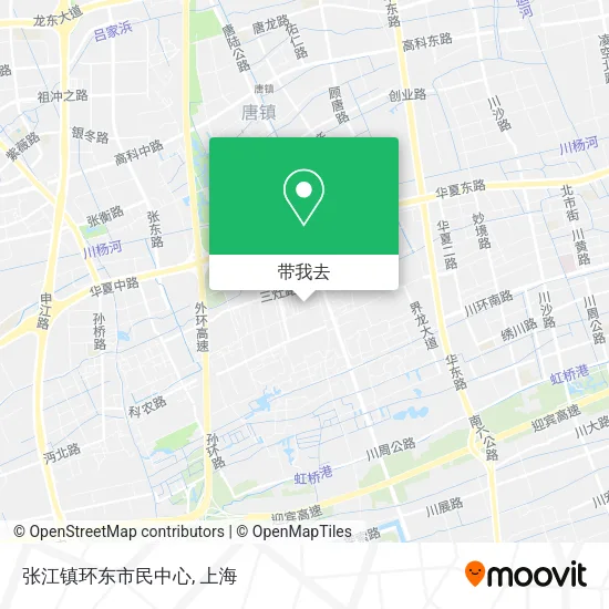 张江镇环东市民中心地图