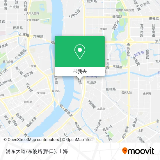 浦东大道/东波路(路口)地图